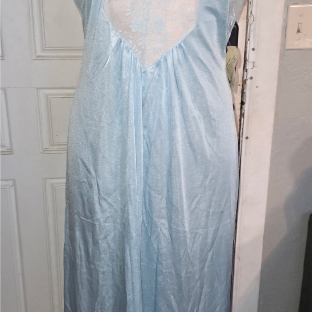 NEW Elegant Blue Lace Nightgown by Vivana size Medium